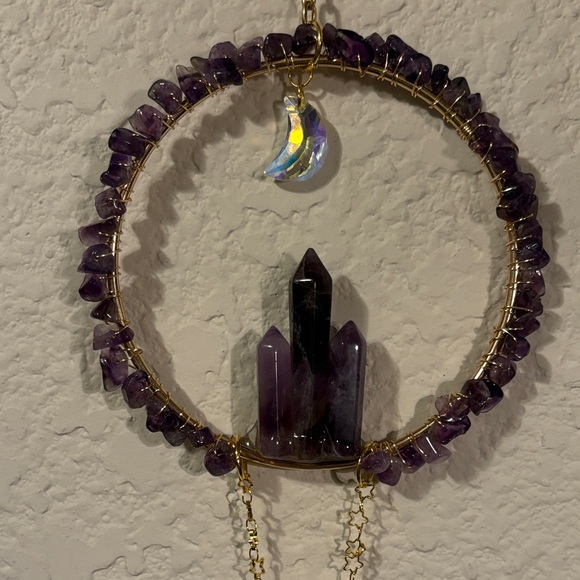 Other - Amethyst towers Suncatcher real stones